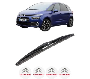 Stergator lamela spate CITROEN C4 PICASSO II din 2013 - 2018, pentru luneta auto, Bosch Twin, din cauciuc siliconat rezistent, 4 Stickere Auto CITROEN v28404