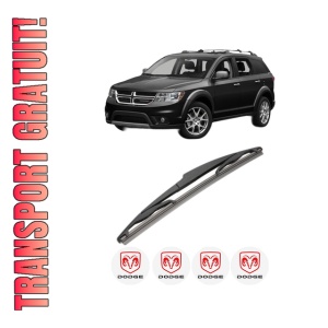 Stergator lamela spate DODGE JOURNEY din 2008 - 2015, pentru luneta auto, Valeo Silencio, din cauciuc siliconat rezistent, 4 Stickere Auto DODGE