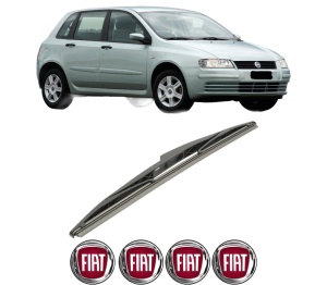 Stergator lamela spate FIAT STILO VAN (192_) din 2001 - 2008, pentru luneta auto, Bosch Twin, din cauciuc siliconat rezistent, 4 Stickere Auto FIAT v28159