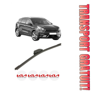 Stergator lamela spate KIA NIRO I (DE) din 2016 - 2022, pentru luneta auto, Bosch Aerotwin, din cauciuc siliconat rezistent, 4 Stickere Auto KIA