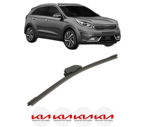 Stergator lamela spate KIA NIRO VAN (DE) din 2016, pentru luneta auto, Bosch Aerotwin, din cauciuc siliconat rezistent, 4 Stickere Auto KIA v22765