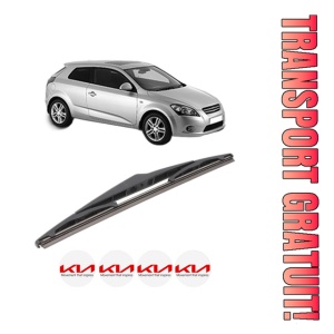 Stergator lamela spate KIA PRO CEE'D (ED) din 2008 - 2013, pentru luneta auto, Bosch Twin, din cauciuc siliconat rezistent, 4 Stickere Auto KIA