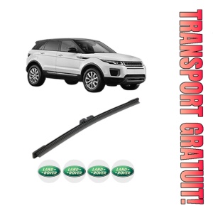 Stergator lamela spate LAND ROVER RANGE ROVER EVOQUE (L551) din 2018, pentru luneta auto, Bosch Aerotwin, din cauciuc siliconat rezistent, 4 Stickere Auto LAND ROVER