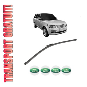 Stergator lamela spate LAND ROVER RANGE ROVER IV (L405) din 2012 - 2021, pentru luneta auto, Valeo Silencio Xtrm, din cauciuc siliconat rezistent, 4 Stickere Auto LAND ROVER
