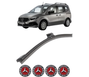 Stergator lamela spate MERCEDES-BENZ CITAN Box Body/MPV (W420) din 2021, pentru luneta auto, Bosch Aerotwin, din cauciuc siliconat rezistent, 4 Stickere Auto MERCEDES-BENZ v25300