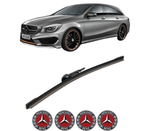Stergator lamela spate MERCEDES-BENZ CLA Shooting Brake (X117) din 2015 - 2019, pentru luneta auto, Bosch Aerotwin, din cauciuc siliconat rezistent, 4 Stickere Auto MERCEDES-BENZ v23055