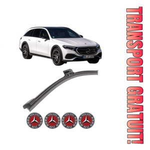 Stergator lamela spate MERCEDES-BENZ E-CLASS All-Terrain (S214) din 2023, pentru luneta auto, Bosch Aerotwin, din cauciuc siliconat rezistent, 4 Stickere Auto MERCEDES-BENZ