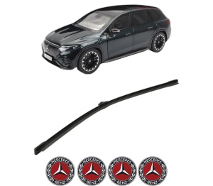 Stergator lamela spate MERCEDES-BENZ EQS SUV (X296) din 2022, pentru luneta auto, Bosch Aerotwin, din cauciuc siliconat rezistent, 4 Stickere Auto MERCEDES-BENZ v25120