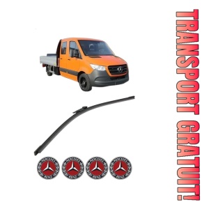 Stergator lamela spate MERCEDES-BENZ SPRINTER 3,5-t Platform/Chassis (B907, B910) din 2018 - 2021, pentru luneta auto, Bosch Aerotwin, din cauciuc siliconat rezistent, 4 Stickere Auto MERCEDES-BENZ