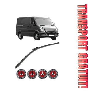 Stergator lamela spate MERCEDES-BENZ SPRINTER 4,6-t Van (B906) din 2006 - 2018, pentru luneta auto, Bosch Aerotwin, din cauciuc siliconat rezistent, 4 Stickere Auto MERCEDES-BENZ