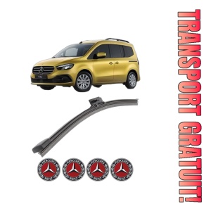 Stergator lamela spate MERCEDES-BENZ T-CLASS MPV (W420) din 2022, pentru luneta auto, Bosch Aerotwin, din cauciuc siliconat rezistent, 4 Stickere Auto MERCEDES-BENZ