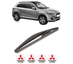 Stergator lamela spate MITSUBISHI ASX (GA_W_) din 2010, pentru luneta auto, Valeo Silencio, din cauciuc siliconat rezistent, 4 Stickere Auto MITSUBISHI v16720