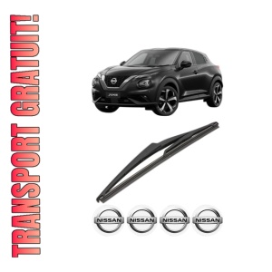 Stergator lamela spate NISSAN JUKE (F16_) din 2019, pentru luneta auto, Valeo Silencio, din cauciuc siliconat rezistent, 4 Stickere Auto NISSAN