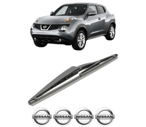 Stergator lamela spate NISSAN JUKE Van (F15) din 2010 - 2019, pentru luneta auto, Bosch Twin, din cauciuc siliconat rezistent, 4 Stickere Auto NISSAN v28642