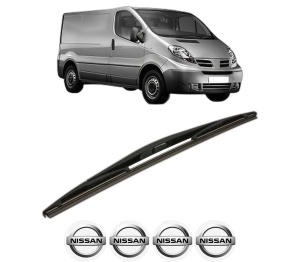 Stergator lamela spate NISSAN PRIMASTAR Van (X83) din 2002, pentru luneta auto, Bosch Twin, din cauciuc siliconat rezistent, 4 Stickere Auto NISSAN v27655