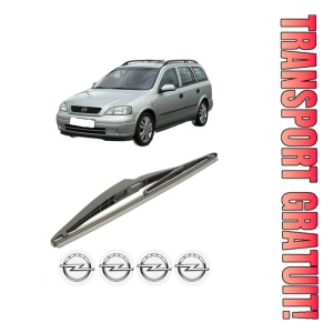 Stergator lamela spate OPEL ASTRA G CLASSIC Caravan (F35) din 2004 - 2009, pentru luneta auto, Bosch Twin, din cauciuc siliconat rezistent, 4 Stickere Auto OPEL