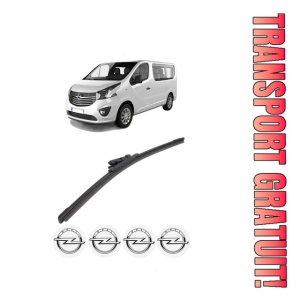 Stergator lamela spate OPEL VIVARO B Van (X82) din 2014 - 2019, pentru luneta auto, Bosch Aerotwin, din cauciuc siliconat rezistent, 4 Stickere Auto OPEL
