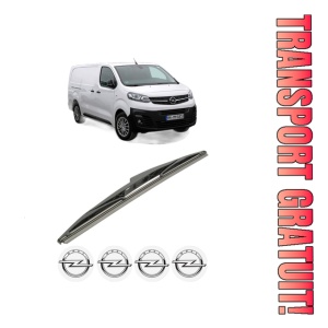 Stergator lamela spate OPEL VIVARO C Platform Cabin (K0) din 2020 - 2024, pentru luneta auto, Bosch Twin, din cauciuc siliconat rezistent, 4 Stickere Auto OPEL