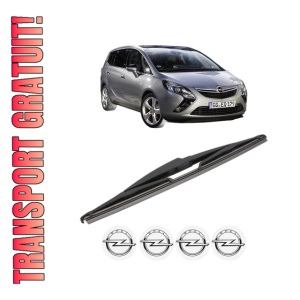 Stergator lamela spate OPEL ZAFIRA TOURER C (P12) din 2011 - 2019, pentru luneta auto, Valeo Silencio, din cauciuc siliconat rezistent, 4 Stickere Auto OPEL