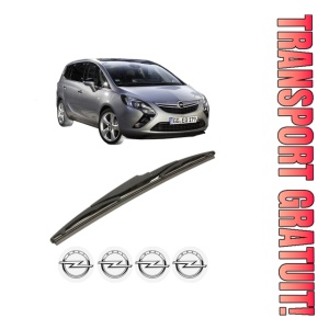 Stergator lamela spate OPEL ZAFIRA TOURER C (P12) din 2011 - 2019, pentru luneta auto, Bosch Twin, din cauciuc siliconat rezistent, 4 Stickere Auto OPEL