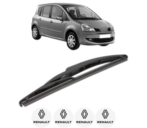 Stergator lamela spate RENAULT MODUS / GRAND MODUS (F/JP0_) din 2004 - 2012, pentru luneta auto, Valeo Silencio, din cauciuc siliconat rezistent, 4 Stickere Auto RENAULT v21220