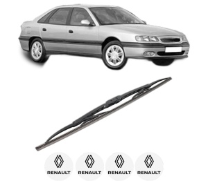 Stergator lamela spate RENAULT SAFRANE II (B54_) din 1996 - 2000, pentru luneta auto, Bosch Twin, din cauciuc siliconat rezistent, 4 Stickere Auto RENAULT v29000