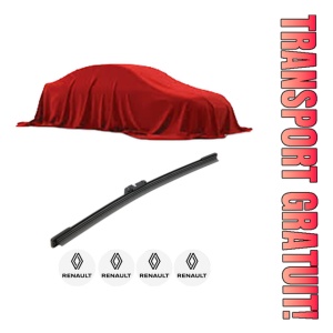 Stergator lamela spate RENAULT SCENIC E-TECH PHASE I din 2023, pentru luneta auto, Bosch Aerotwin, din cauciuc siliconat rezistent, 4 Stickere Auto RENAULT