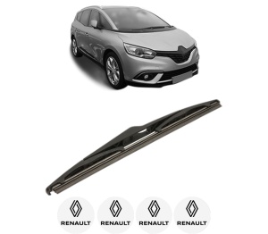 Stergator lamela spate RENAULT SCENIC IV (J9_) din 2016 - 2022, pentru luneta auto, Bosch Twin, din cauciuc siliconat rezistent, 4 Stickere Auto RENAULT v23125