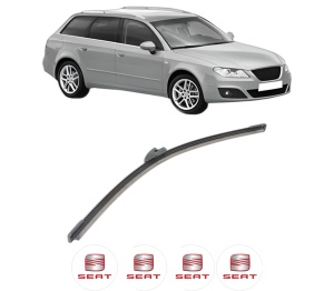 Stergator lamela spate SEAT EXEO ST (3R5) din 2009 - 2013, pentru luneta auto, Bosch Aerotwin, din cauciuc siliconat rezistent, 4 Stickere Auto SEAT v27105