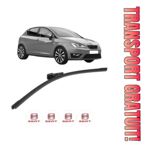 Stergator lamela spate SEAT IBIZA V (KJ1, KJG) din 2017, pentru luneta auto, Bosch Aerotwin, din cauciuc siliconat rezistent, 4 Stickere Auto SEAT