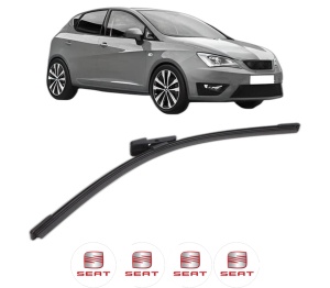 Stergator lamela spate SEAT IBIZA V (KJ1, KJG) din 2017, pentru luneta auto, Bosch Aerotwin, din cauciuc siliconat rezistent, 4 Stickere Auto SEAT v25840