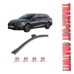 Stergator lamela spate SEAT LEON Sportstourer (KL8, KLD) din 2020, pentru luneta auto, Bosch Aerotwin, din cauciuc siliconat rezistent, 4 Stickere Auto SEAT
