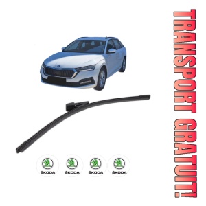 Stergator lamela spate SKODA Octavia IV Combi (NX5, PV5) din 2019, pentru luneta auto, Bosch Aerotwin, din cauciuc siliconat rezistent, 4 Stickere Auto SKODA