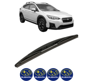 Stergator lamela spate SUBARU XV (GT) din 2017, pentru luneta auto, Bosch Twin, din cauciuc siliconat rezistent, 4 Stickere Auto SUBARU v25420