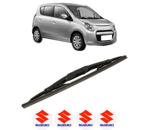 Stergator lamela spate SUZUKI ALTO VII (GF, HA25_, HA35_) din 2009, pentru luneta auto, Bosch Twin, din cauciuc siliconat rezistent, 4 Stickere Auto SUZUKI v30750