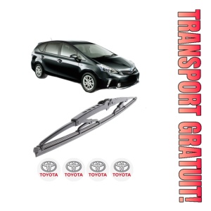 Stergator lamela spate TOYOTA PRIUS PLUS VAN (_W4_) din 2014, pentru luneta auto, Bosch Twin, din cauciuc siliconat rezistent, 4 Stickere Auto TOYOTA