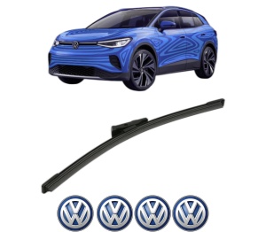 Stergator lamela spate Volkswagen ID.4 (E21) din 2020, pentru luneta auto, Bosch Aerotwin, din cauciuc siliconat rezistent, 4 Stickere Auto VW v22412