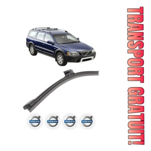 Stergator lamela spate VOLVO XC70 II (136) din 2007 - 2016, pentru luneta auto, Bosch Aerotwin, din cauciuc siliconat rezistent, 4 Stickere Auto VOLVO