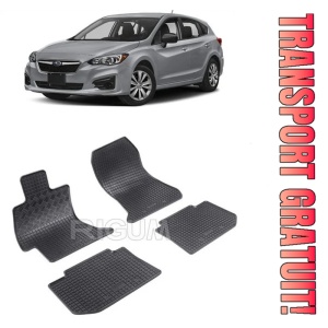 Subaru Impreza Wrx, Hatchback, fabricat din 2014 - Prezent, set covorase auto dedicate, din cauciuc 100% Premium