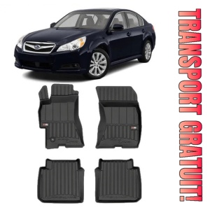 Subaru Legacy IV Din 2003 - 2009, Sedan , Set Covorase Auto Tip Tavita Premium 3D, din cauciuc