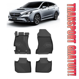 Subaru Levorg Din 09.2015 - Prezent, Combi , Set Covorase Auto Tip Tavita Premium 3D, din cauciuc