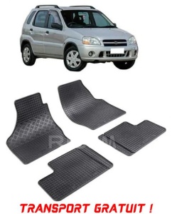Suzuki Ignis I, Hatchback, fabricat din 2001 - 2008, set covorase auto dedicate, din cauciuc 100% Premium - Transport Gratuit accesorii pentru autoturismul tau - masina v37620