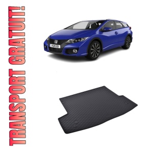 Tavita Portbagaj HONDA Civic Tourer 2012-2018, protectie portbagaj, din cauciuc 100%, pentru autoturismul HONDA Civic Tourer