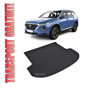 Tavita Portbagaj HYUNDAI Santa Fe 5 locuri 2019-2020, protectie portbagaj, din cauciuc 100%, pentru autoturismul HYUNDAI Santa Fe