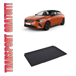 Tavita Portbagaj OPEL Corsa F 2019-prezent, protectie portbagaj, din cauciuc 100%, pentru autoturismul OPEL Corsa F