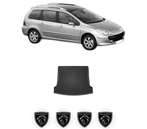 Tavita Portbagaj PEUGEOT 307 SW (3H) din 2002-2009, Protectie Portbagaj Auto PEUGEOT - Img 2