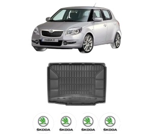 Tavita Portbagaj SKODA FABIA II (542) din 2006-2014, Protectie Portbagaj Auto SKODA - Img 2