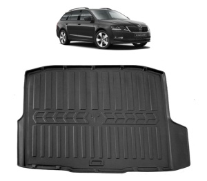 Tavita Portbagaj SKODA Octavia III A7 COMBI, CU BUZUNARE din 2013-2020, Protectie Portbagaj Auto - Img 7
