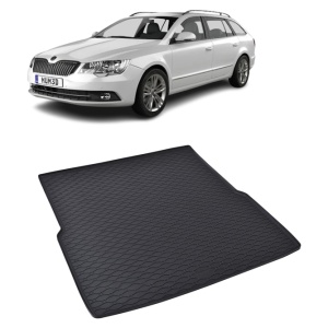 Tavita Portbagaj SkODA Superb Combi 2024-prezent, protectie portbagaj, din cauciuc 100%, pentru autoturismul SkODA Superb Combi