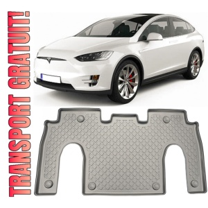 Tesla Model Set covorase auto tip tavita compatibile Tesla Model X fabricatie 10.2016 - 12.2020, caroserie suv, 6 locuri, rand 2